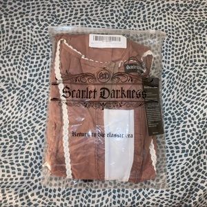 Women Pioneer Colonial Costume Prairie Civil War Dress - XL - NWT - costume